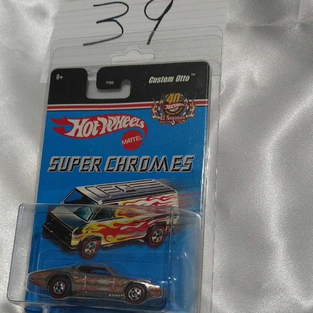 Hot Wheels Super Chromes Custom Otto Die-Cast Car NWOT